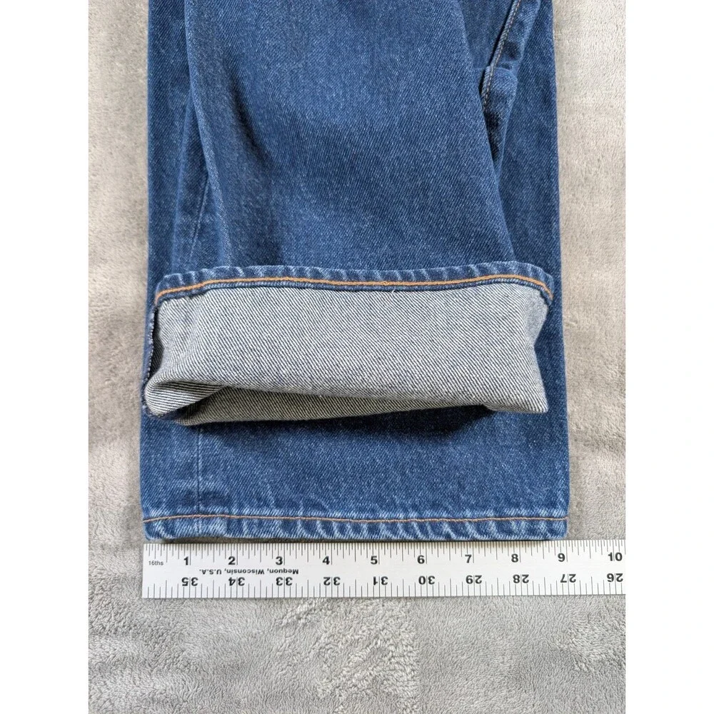 AYR The Slacker Jeans Men’s 35x32 Blue Relaxed Button Fly Made in USA - Picture 14 of 14